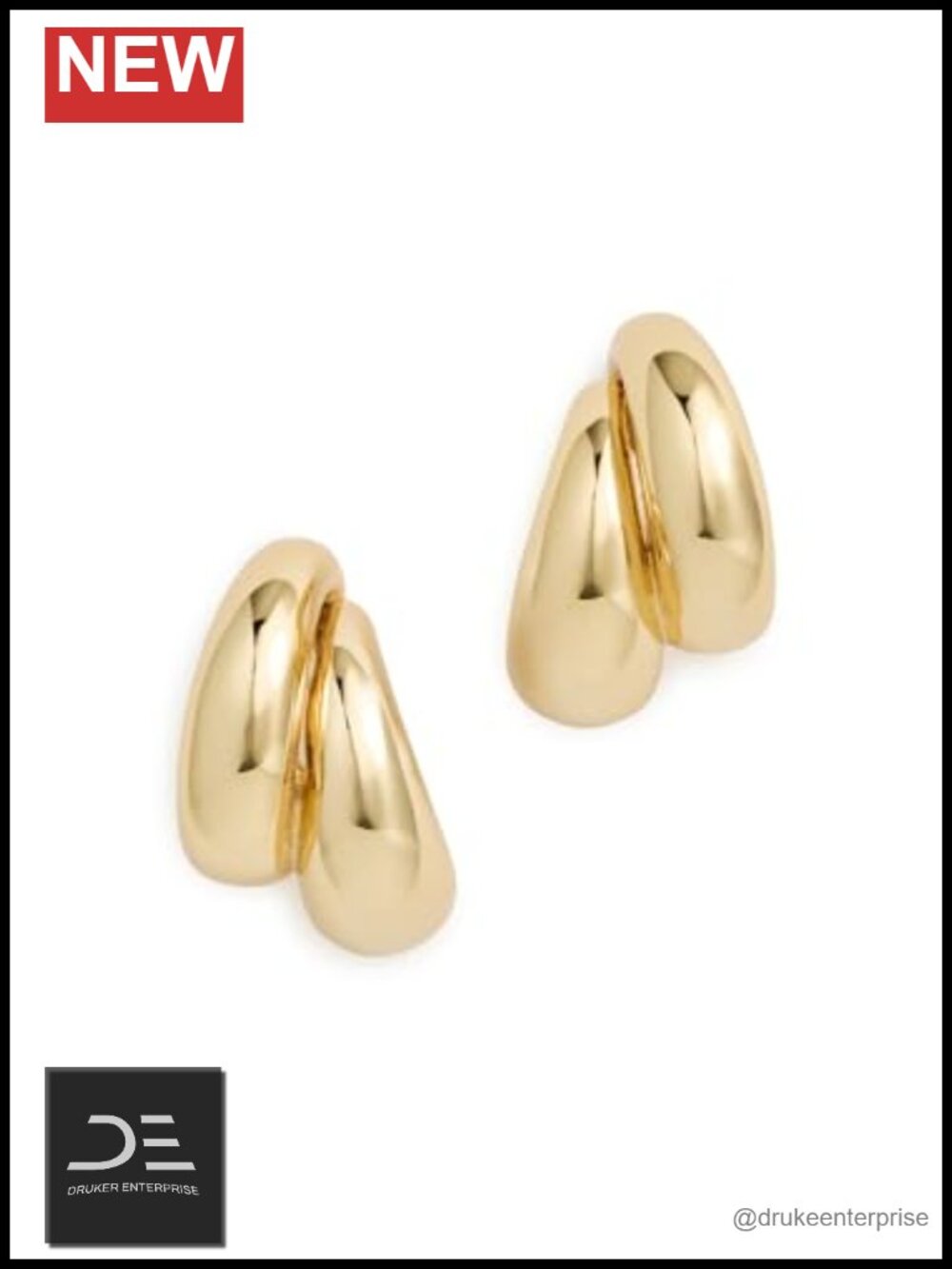 Polished Drop & Dangle Earrings Post Closure Metal Womens Jewelry